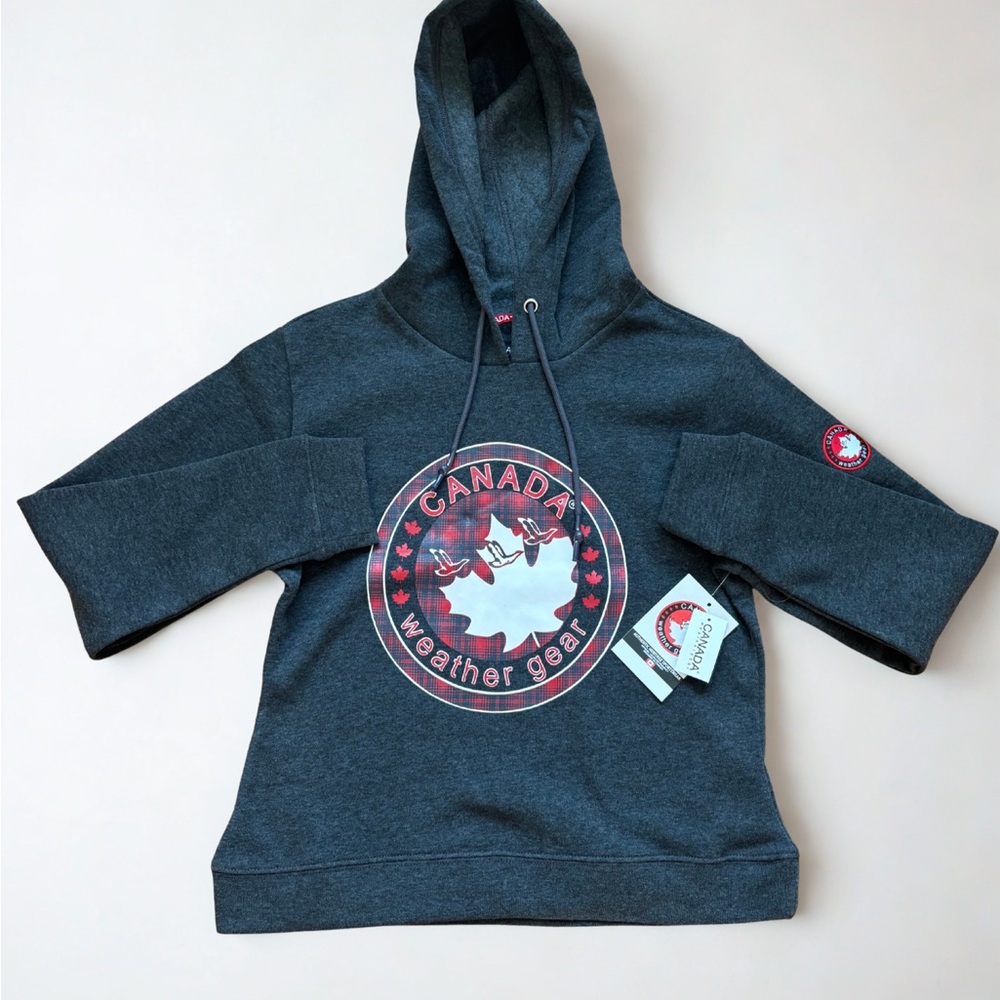NWT Canada Weather Gear Women's Gray Hoodie S